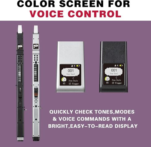 AP 500 Pro Electronic Wind Instrument with Dual Timbres, 120 Tones, Touch Bend Plate, OLED Display, Built-in OTG, Voice Control Digital Saxophone For Practice or Performance(Black) in Saudi Arabia