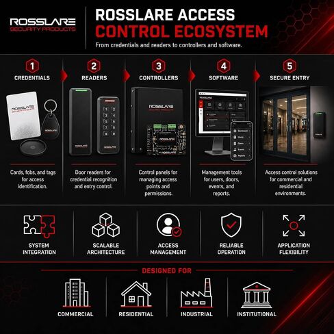 Rosslare AT-D1K-000-0SB0 MI-FARE Classic EV1 1K Black Shark Key Fobs، 13.56 ميجاهرتز، علامات وصول بدون تلامس، غير مبرمجة، حزمة من 25 in Kuwait
