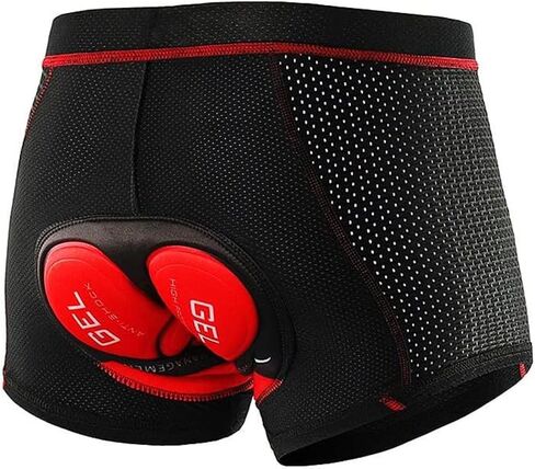 Mens Cycling Underwear Shorts 5D Gel Padded Bike Bicycle MTB Liner Undershorts Quick-Drying Breathable Underwear in Kuwait
