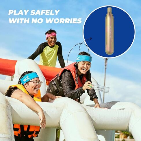 33G Co2 Cartridge Cylinder for Life Vest, Accessory for C02 PFD Rearming Kit, for Auto/Manual Inflating Life Jacket, for Adult, Used for Fishing, Surfing, Sea/Ocean Activities in Kuwait