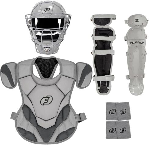 مجموعة FORCE3 Junior Defender Full Catchers - تلبي NOCSAE - للأعمار من 6 إلى 9 سنوات in Kuwait