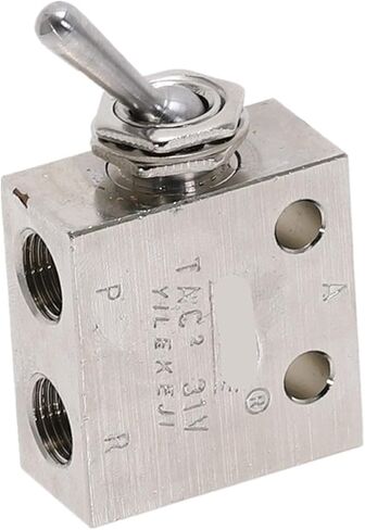 1/8 "DN6 مترابطة 2 موضع 3 طريقة مقبض هوائي هوائي التحكم في إيقاف تشغيل صمام TAC2-31V (بدون تركيبات) in Kuwait