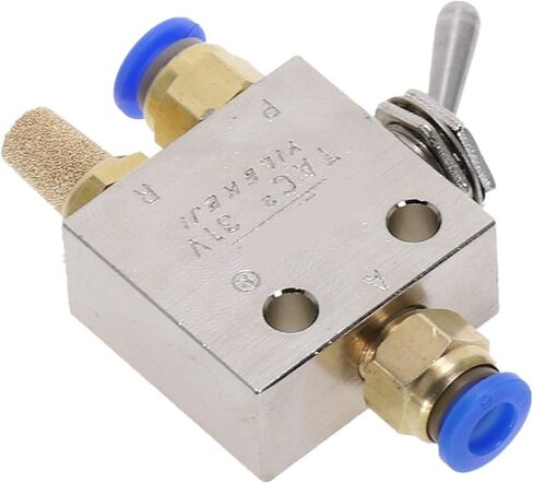 1/8 "DN6 مترابطة 2 موضع 3 طريقة مقبض هوائي هوائي التحكم في إيقاف تشغيل صمام TAC2-31V (بدون تركيبات) in Kuwait