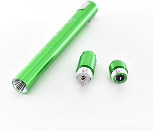 Green Pen Light with Pupil Gauge LED Penlight for Nurses Doctors, Reusable Medical Penlight for Nursing Students Doctors Medical Pen Lights Diagnostics and Screening Professional Medical Supplies in Kuwait