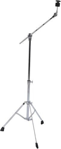 Drum Cymbal Stand Cymbal Straight Stand Boom Adjustable Height 59-120cm Foldable Design with Iron Material for Drums Instruments Music Playing in Kuwait