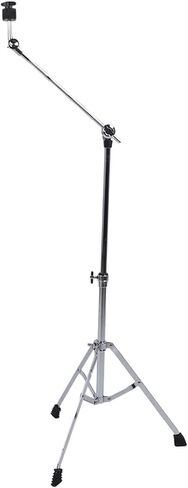 Drum Cymbal Stand Cymbal Straight Stand Boom Adjustable Height 59-120cm Foldable Design with Iron Material for Drums Instruments Music Playing in Kuwait