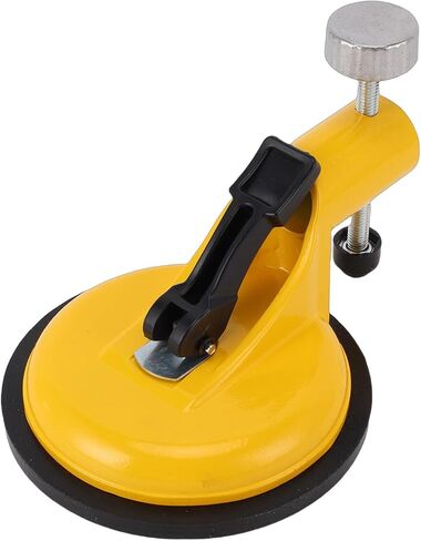 Tile Leveler Adjustable Vacuum Suction Cup, Aluminum Alloy Seam Joining Height Setter 122mm, 6.5mm Rubber Pad, Steel Rod, for Wall Tile Marble Glass Installation Contractors in Kuwait