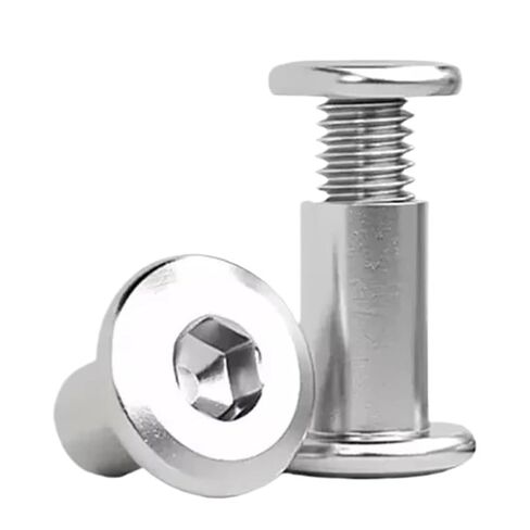 2-10Set M3 M4 M5 M6 M8 M10 304 Stainless Steel Flat Hexagon Socket Head Rivet Connector Insert Joint Sleeve Cap Nuts Furniture Accessories(M8x30x10 x 2set) in Saudi Arabia