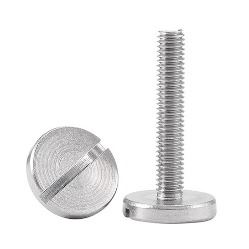 2-10pcs M2.5 M3 M4 M5 M6 304 Stainless Steel Flat Big Round Slotted Head Thumb Screws Grooving One-Word Slot Extra Large Bolt(8mm,M2.5-10pcs)(8mm,M5-2pcs) in Saudi Arabia