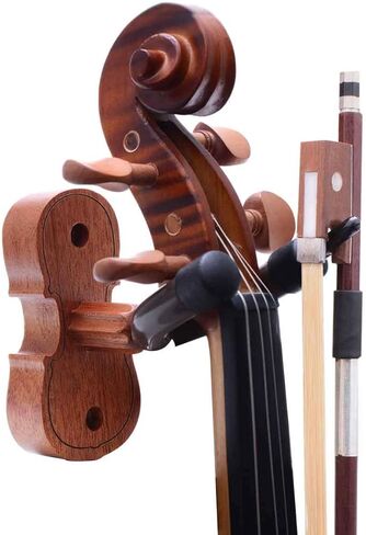 Violin Wall Mount Violin Hanger Mahogany Violin Viola Stand with Bow Hook Sound harbor 2 Pack Rosin for Violin Viola and Cello Rosin for Bows (2pack YJ-F01 Rosin) in Kuwait