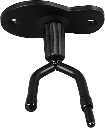 Violin Wall Mount Hanger with Bow Holder for Home & Studio, Heavy Duty Metal Violin Hanger Adjustable Viola Hook for 1/4-4/4 Size, Non-Slip Rubber Padding, Easy Wall Mount Set in Kuwait