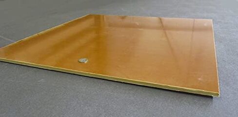 صفائح الفينولية من قماش Micarta بسمك 250 بوصة (1/4 بوصة) × 24 بوصة × 24 بوصة قطعة واحدة in Kuwait