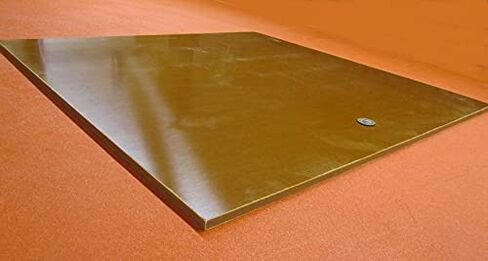 صفائح الفينولية من قماش Micarta بسمك 250 بوصة (1/4 بوصة) × 24 بوصة × 24 بوصة قطعة واحدة in Kuwait