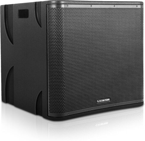 Sound Town CARME Series Dual 18" 3200W PA/DJ Powered Subwoofer with DSP, 2-Channel Class-D, 4" Voice Coil, Birch Plywood, Bass Reinforcement, for Stages, Bars, Clubs, Concert, Black (CARME-218SBPW) in Kuwait