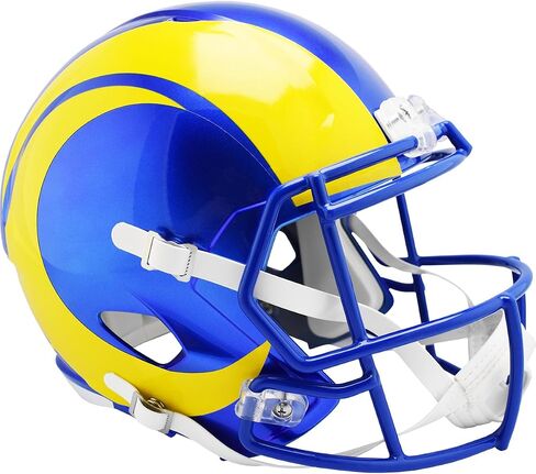 Los Angeles Rams Current New Riddell Speed Replica Full Size Football Helmet - NFL Replica Helmets in Kuwait
