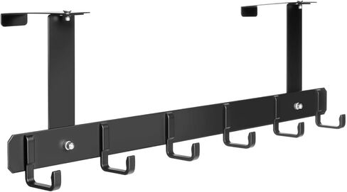 Adjustable Over The Door Hooks, Premium Metal Hooks for Hanging, Heavy Duty Door Coat Hangers and Towel Door Hangers, Cubicle Hook fits 1 3/8" to 3 1/2" Longer Panels for Wreath in Kuwait