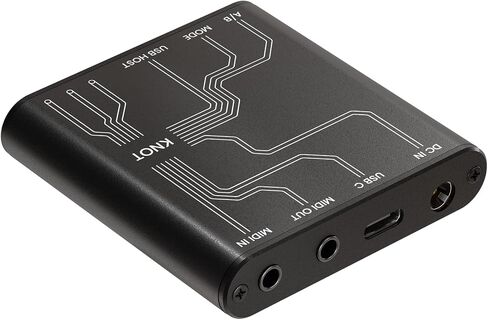 KNOT USB Midi Host, 1-in and 1-out, High Speed USB to MIDI Converter, Dual Power Mode, Ultra Compact Size in Kuwait