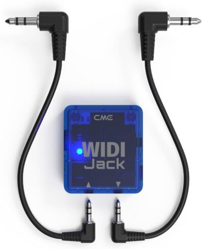 مقبس CME WIDI + حزمة TRS-35 - واجهة بلوتوث MIDI مع كابلات MIDI متضمنة - تعمل مع الأجهزة ذات منافذ TRS 3.5 مم من النوع A/B MIDI in Kuwait
