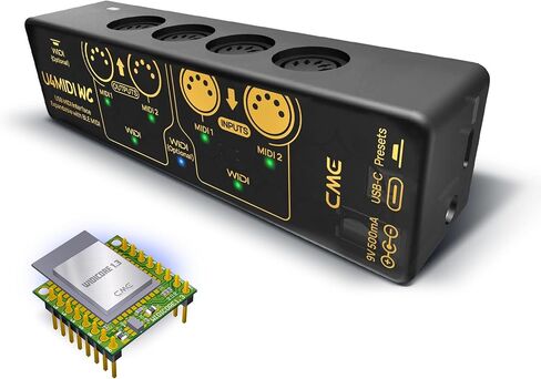 CME U4MIDI WC + WIDI Core - واجهة MIDI هجينة 2 في 2 خارج + WIDI Premium Bluetooth MIDI in Kuwait