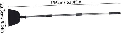 Boat Bottom Scraper for Barnacle and Screw Removal, Large Marine Cleaning Shovel with Long Handle, Heavy-Duty Metal Scraper for Boat Maintenance and Dock Cleaning in Kuwait