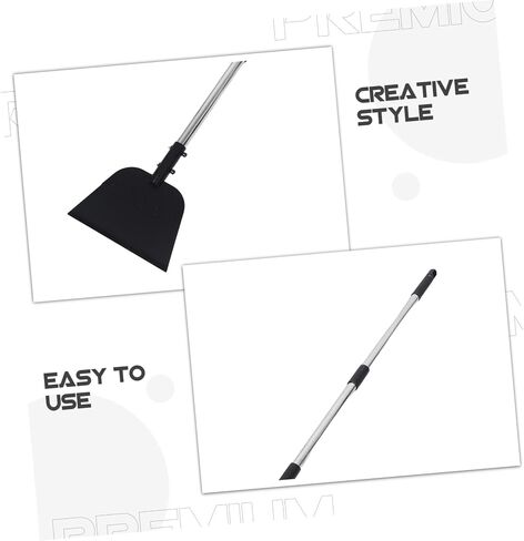 Boat Bottom Scraper for Barnacle and Screw Removal, Large Marine Cleaning Shovel with Long Handle, Heavy-Duty Metal Scraper for Boat Maintenance and Dock Cleaning in Kuwait