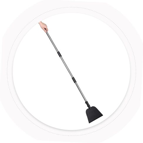 Boat Bottom Scraper for Barnacle and Screw Removal, Large Marine Cleaning Shovel with Long Handle, Heavy-Duty Metal Scraper for Boat Maintenance and Dock Cleaning in Kuwait