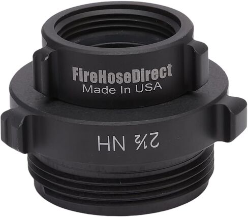 FireHoseDirect ألومنيوم 1 1/2 بوصة دوار أنثى NH إلى 2 1/2 بوصة ذكر NH محول خرطوم الحريق in Kuwait