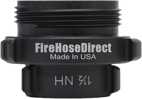 FireHoseDirect ألومنيوم 1 1/2 بوصة دوار أنثى NH إلى 2 1/2 بوصة ذكر NH محول خرطوم الحريق in Kuwait