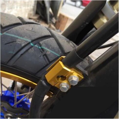 1 Pair Motorcycle Snap Line Hose Holder Cable Clamp, CNC 6061 Aluminum Clip Compatible with RM125 RM250 RMZ250 RMZ450 DRZ400SM in Kuwait