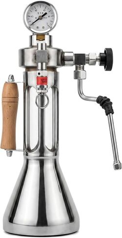 Outdoor Boiling Water Frothing Machine, 9 Bar Milk Frother And Steamer, 350 Ml Kettle, With Pressure Gauge, Dual Pressure Relief Valve, Detachable, For Home, Commercial in Kuwait
