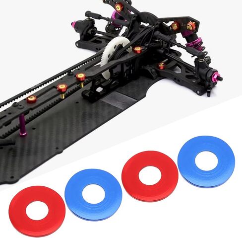 60 قطعة M3 سبائك الألومنيوم كونتربور غسالات 8x2 مللي متر كأس الرقائق جوانات ل RC FPV PC الطائرة بدون طيار نموذج in Kuwait