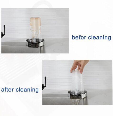 Glass Rinse Attachment for Kitchen Sink, Automatic Cup Washer & Cleaner Faucet Head - for Coffee Cups, Bottles, Mugs and Barware - Easy Installation Replacement Parts in Kuwait