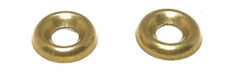 #8 Solid Brass Finishing Washers Cup Washers Countersunk (100 Pieces) in Kuwait