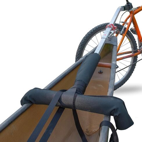 WIKE Towing Tee Bicycle Tow Attachment for Canoes, Kayaks, Small Watercrafts - Compatible Heavy Duty and Ultra-Lite Boat Carts, Boats up to 48" Wide x 16' Long in Kuwait
