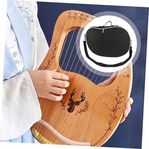 حقيبة تخزين TOYANDONA Lyre Harp خفيفة الوزن وحقيبة للأوتار سهلة التنظيف والصيانة للسفر والاستخدام الخارجي in Kuwait