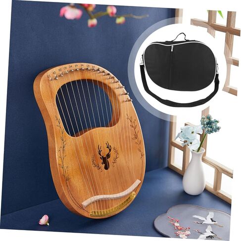 حقيبة تخزين TOYANDONA Lyre Harp خفيفة الوزن وحقيبة للأوتار سهلة التنظيف والصيانة للسفر والاستخدام الخارجي in Kuwait