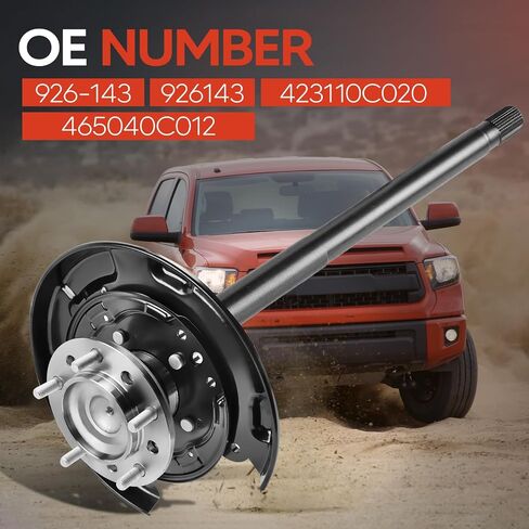 Rear Passenger Right Side 926143 Axle Shaft Assembly with Axle Bearing and Seal, Fit for Toyota Tundra 2007-2016, Replace OE 926-144, 926144, 423110C020, 465030C012 in Saudi Arabia