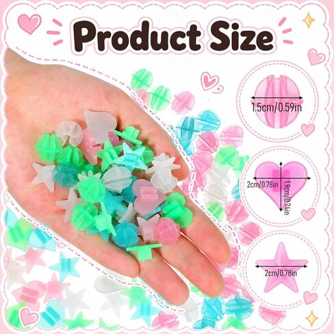 144 Pack Colorful Bicycle Spokes Bike Spoke Decorations Bike Spoke Beads Glow in The Dark Plastic Round Bikes Spokes Beads for Bicycle Accessories in Kuwait