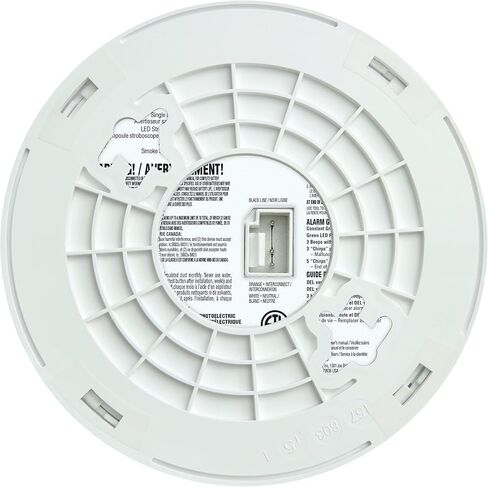 BRK 120V AC / DC 2-IN-1 إنذار ستروب دخان و LED مع بطارية ليثيوم احتياطية محكمة الغلق لمدة 10 سنوات in Kuwait