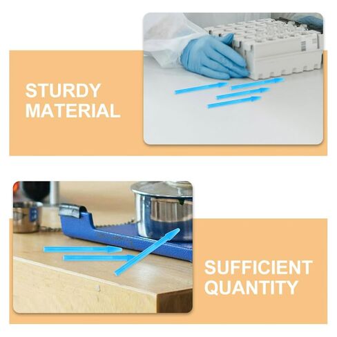 COHEALI 50pcs Plastic Grinding Rods for Centrifuge Tubes with Efficient Design and Damage Resistant Features, for Tissue Grinding Applications and Bulk Experiments in Laboratory Settings in Saudi Arabia