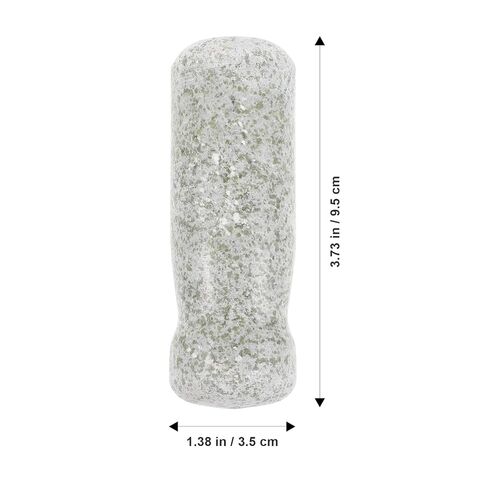 SEWACC Ergonomic Stone Pestle Tool Round Grinding Head and Handle Practical Multi-use Garlic Mincer and Medicine Masher Stick for Kitchen and Laboratory Use Light in Weight and in Kuwait