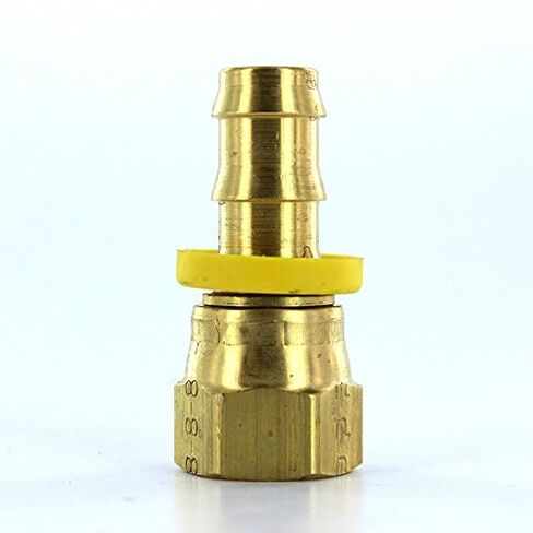 Parker 30682-6-6B Female JIC Straight Swivel 3/8 JIC X 3/8 Hose Brass in Kuwait