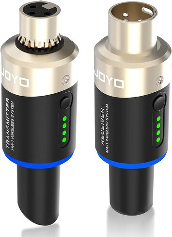 JOYO 5.8 جيجا هرتز نظام الميكروفون اللاسلكي 4 قنوات XLR جهاز إرسال واستقبال محول ميكروفون للتوصيل الديناميكي / المكثف الذي يعمل بالطاقة الوهمية، الاستوديو، الكنيسة، خلاط الصوت، نظام PA (MW-1A) in Kuwait