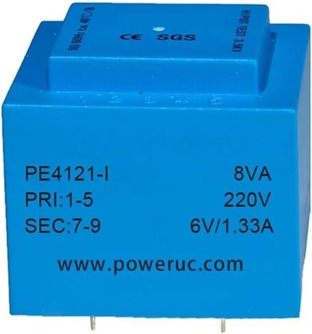 PE4121-I الطاقة 8VA المدخلات 380 فولت الإخراج 6 فولت/7.5 فولت/9 فولت/12 فولت/15 فولت/18 فولت/24 فولت فراغ الايبوكسي مغلفة PCB لحام العزلة (8VA 380 فولت 24 فولت) in Kuwait