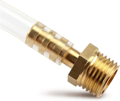 Lkq-Brass Adapter 4mm 6mm 8mm 10mm 12mm 19mm Hose Barb Tail 1/8" 1/4" 1/2" 3/8" BSP Male Connector Joint Copper Coupler Adapter, Garden Hose Connector(8mm Barb,1/2") in Kuwait