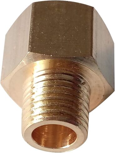 Lkq-Brass Adapter BSP-NPT Adapter 1/8" Male NPT To 1/8" Female BSP Brass Pipe Fitting, Garden Hose Connector in Kuwait