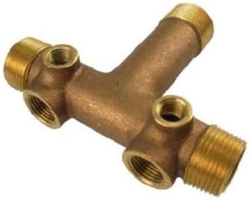 1-1/4" x 3-5/8" من المركز إلى النهاية، بدون تي شيرت من النحاس الصلب in Kuwait