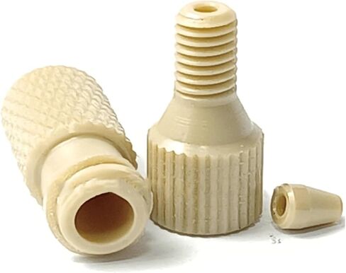 1/16" Tube OD Compression Union To Luer Connector PEEK Pipe Fitting Coupler Adapter in Kuwait