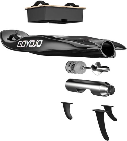 High-Speed Electric Surfboard - (Black Carbon Fiber Version 15KW) Water Jet Surfing Board, Maximum Speed of 65 KM/H, Battery Life of 50-80 Minutes, Hybrid Fiber Construction, Suitable for Adults. in Kuwait