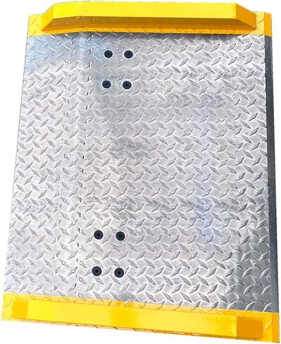 60'' x 36'' Aluminum Dock Boards 10,000 lb. Capacity Heavy Duty Diamond Plate Loading Dockboard with Steel Curb (36" x 60"丨10,000 lbs) in Kuwait